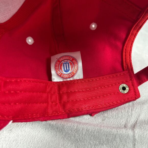 Collegiate Wisconsin Badgers EST. 1849 Sports Hat Cap One Size Red Vintage - Picture 7 of 8